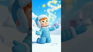 Sidu’s Magical Snow Adventure ❄️🩵☃️ #shorts #magic #snow #cuteanimals #kids