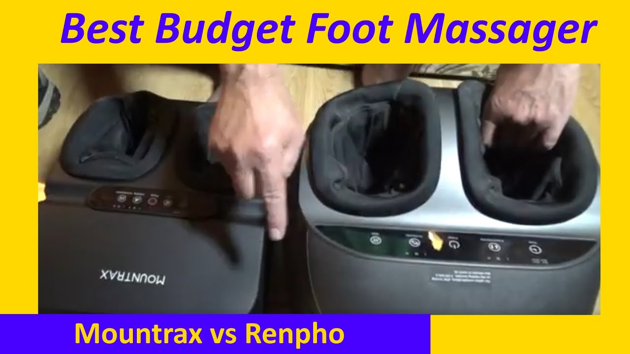 Лучший бюджетный массажер для ног шиацу: Mountrax или Renpho — обзор, какой лучше и сильнее нагре...