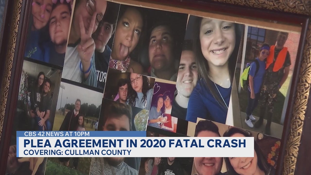 Plea agreement in 2020 fatal crash in Cullman County