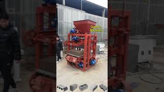 This Small Manual Control Concrete Block Machine Could Produce Hollow Block, Solid Block, Curbstone