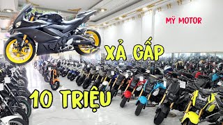 trùm moto thanh lí lô xe giá rẻ xả gấp 10 tr, cơ hội nhận môtô | Mỹ motor