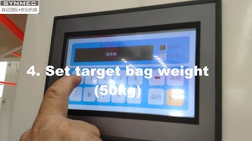 New video user manual of DCS 50S bagging scale system