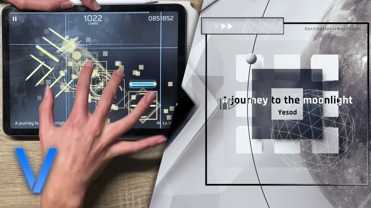 One-Hand Phigros · A journey to the moonlight [IN 14] · Full Combo