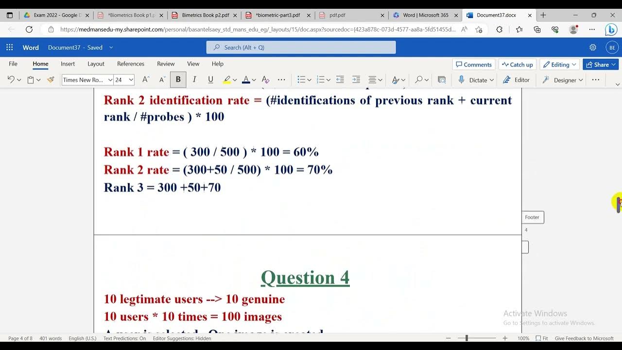 Biometrics issues part 4 YouTube
