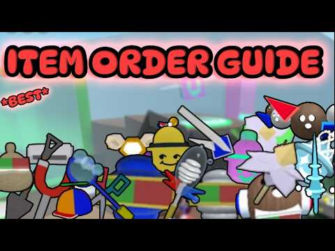 Bss Order Best Item order Guide | Bee Swarm Simulator - YouTube