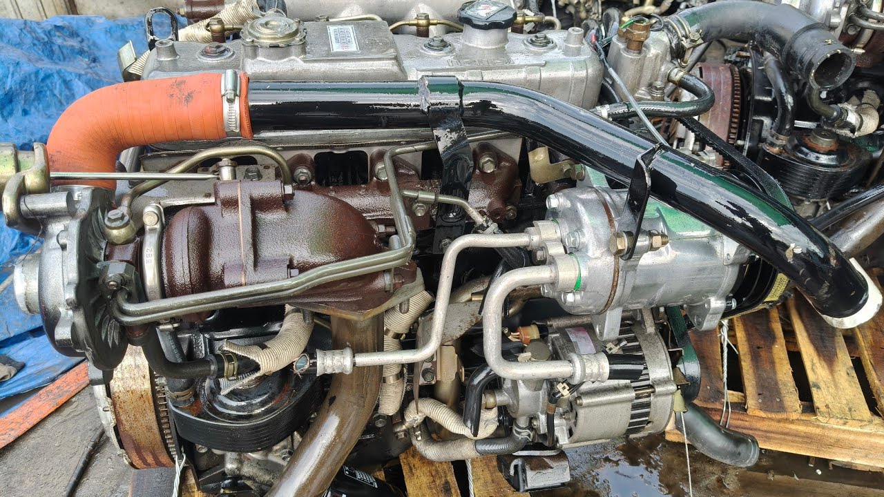 Двигатель Isuzu 4jb1, японский, в отличном состоянии, 100 л.с., 3600 об/мин. Б/у, полностью ориги...