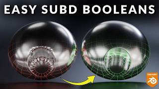 Blender: Easy Subdivision & Boolean Cleanup
