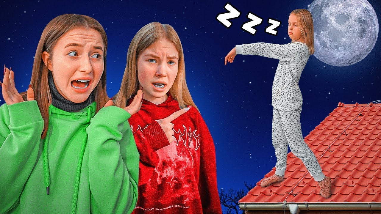 AMELKA EST SOMNAMBULE 😴 Marche-t-elle vraiment la nuit? | Défi drôle