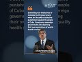Cuba's foreign minister responds to Washington