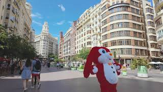 4k Walking Tour of Valencia Plaza del Ayuntamiento and Mercado Central, Spain (Ultra HDfps)  Amazin