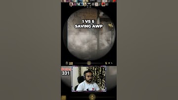 1 vs 5 Saving AWP | Ancient | CS2 | #cs2gameplay #funny