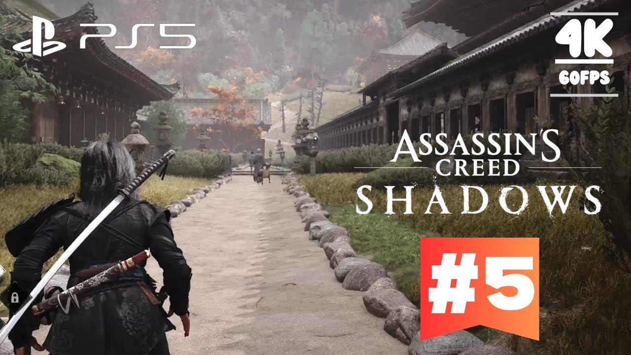 Assassins Creed Shadows Gameplay Walkthrough Part 5 (PS5 4K 60FPS) Full ...