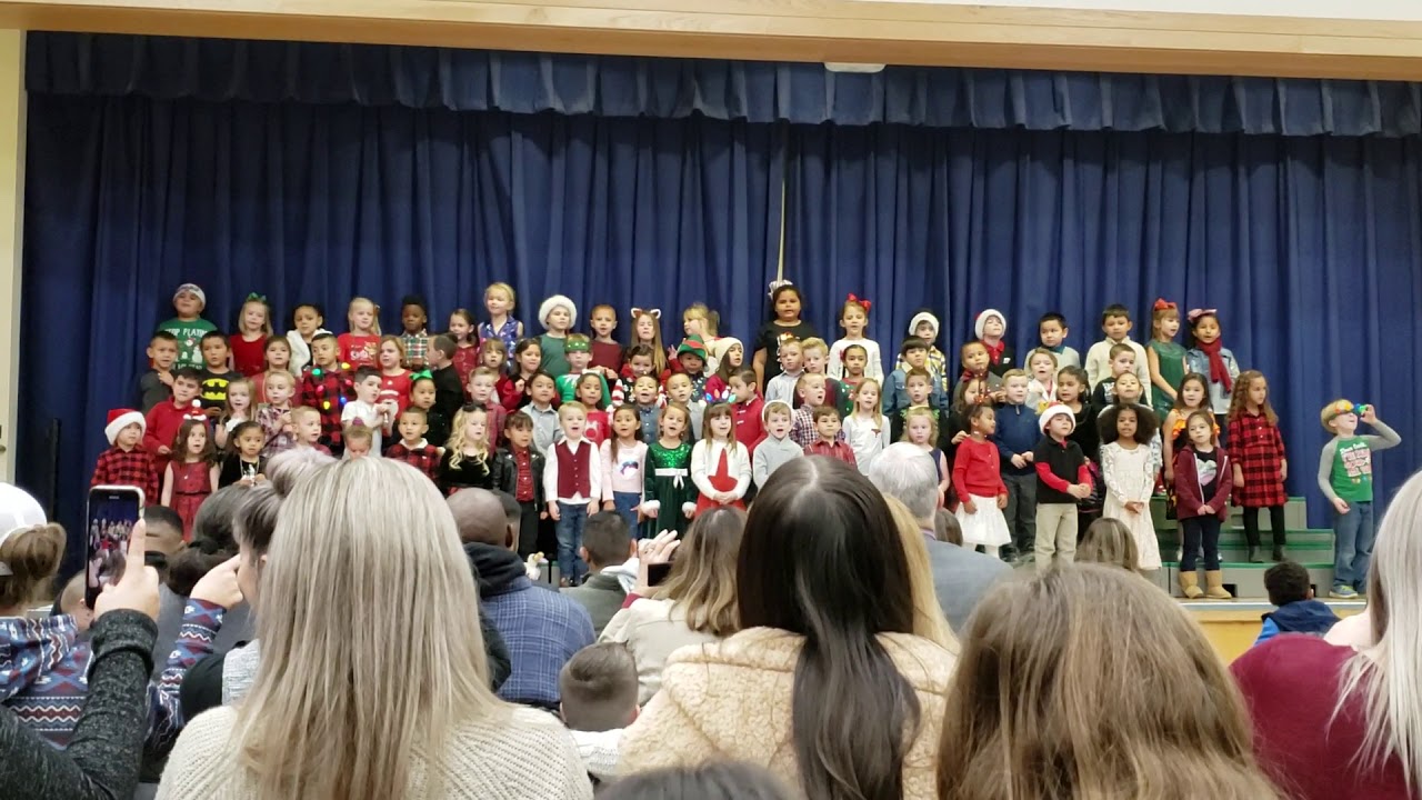 Luke's Kindergarten Christmas Performance 12/17/19 YouTube