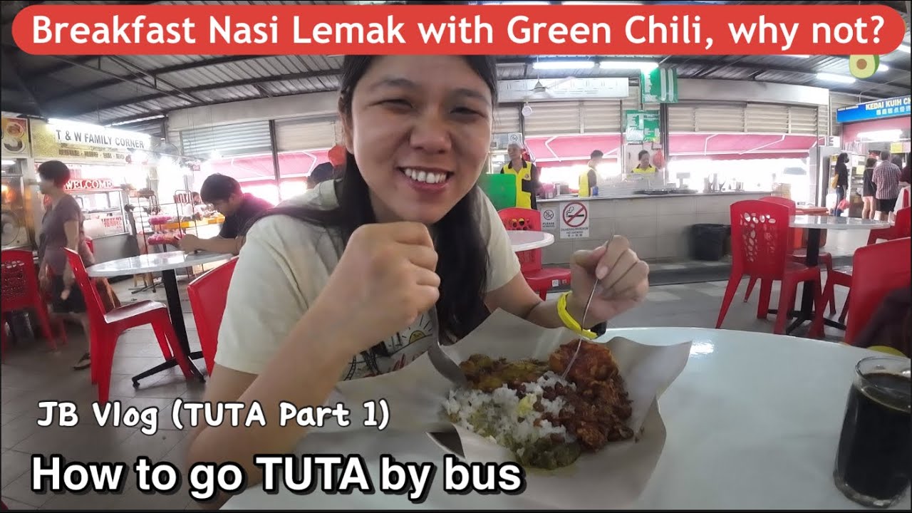 Johor Day Trip- JB Sentral to TUTA Bus Terminal,  Breakfast at TUTA Market