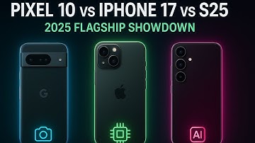 Pixel 10 vs iPhone 17 vs S25 — Who is the Real Flagship King of 2025?