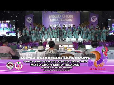 DSL TEENS CHOIR (PSR 2023 MIXED CHOIR SERI A TELADAN) - HYMNE REMAJA GMIM \u0026 CITY CALLED HEAVEN