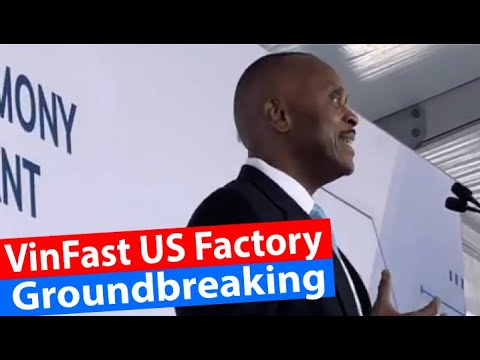 NC Rep. Robert Reives speaks at VinFast EV Factory groundbreaking ...