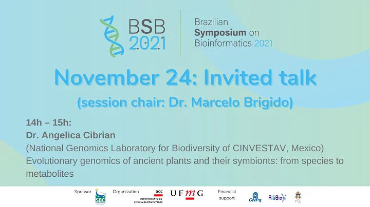 BSB 2021 - November 24: Invited Talk - Dr. Angelica Cibrian (CINVESTAV, Mexico)