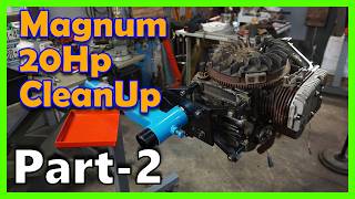 Simplicity Sunstar   Kohler Magnum 20hp Engine Cleanup Part 2