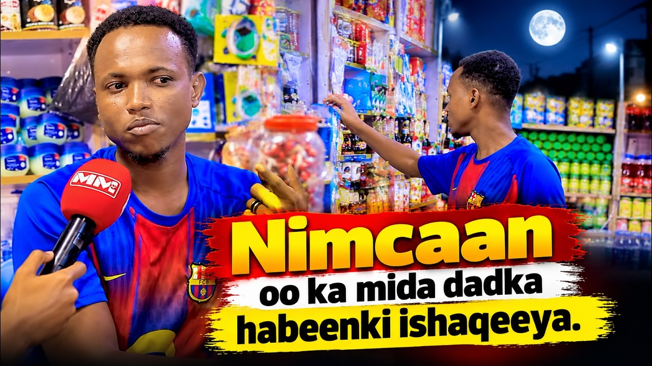 "Saddex nin oon wax ka iibiyey ayaa rabay inay idhacaan."Nimcaan oo ka mida dadka habeenkii shaqeeya