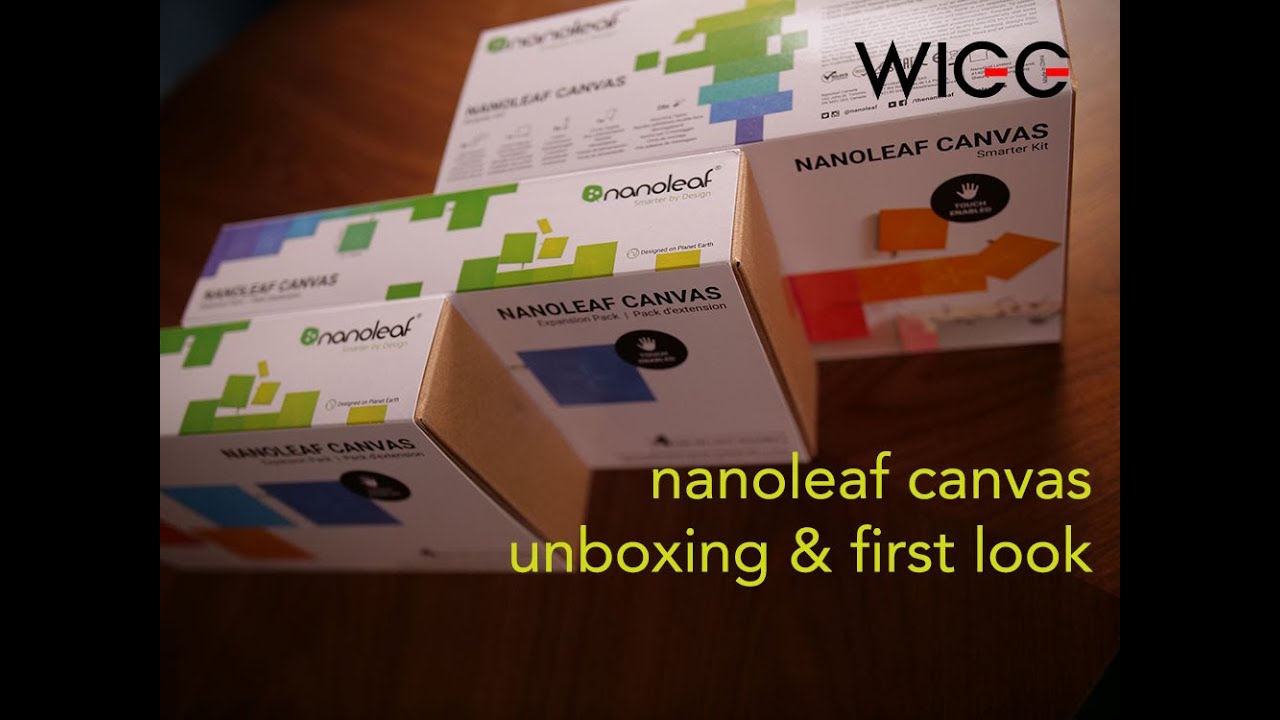 UNBOXING: First look at the new Nanoleaf Canvas - YouTube