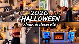 NEW 2026 CLEAN & DECORATE FOR HALLOWEEN WITH ME | DECORATING INSPIRATION |