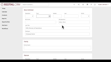 How to add a contact to Redtail CRM