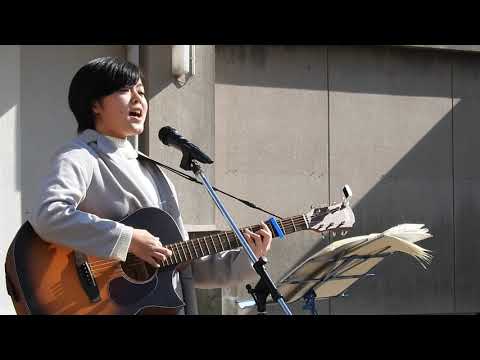 中学生シンガー!!椿井紗代さん「時」「電波泥棒」【第5回あそびのデパートin金山】