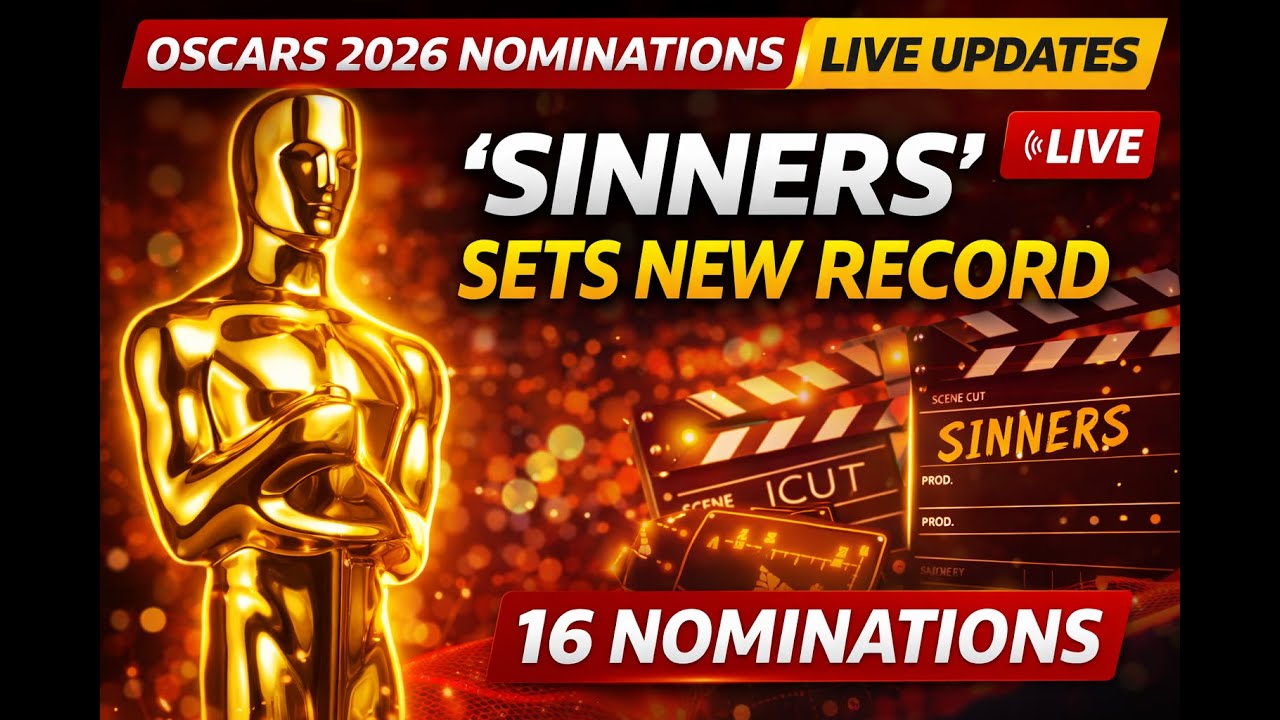 Oscars 2026 nominations live updates: 'sinners' sets new oscar record with 16 nominations