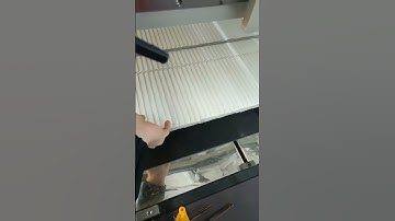 Horizontal and vertical V cut window patching machine