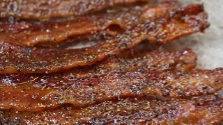 How to  make Brown Sugar Pepper Bacon better than Dunkin Donuts
