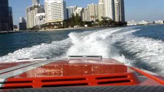 DONZI 38 ZR LOW SPEED IN MIAMI
