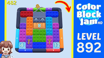 Color Block Jam Level 482 (892) Solution Walkthrough