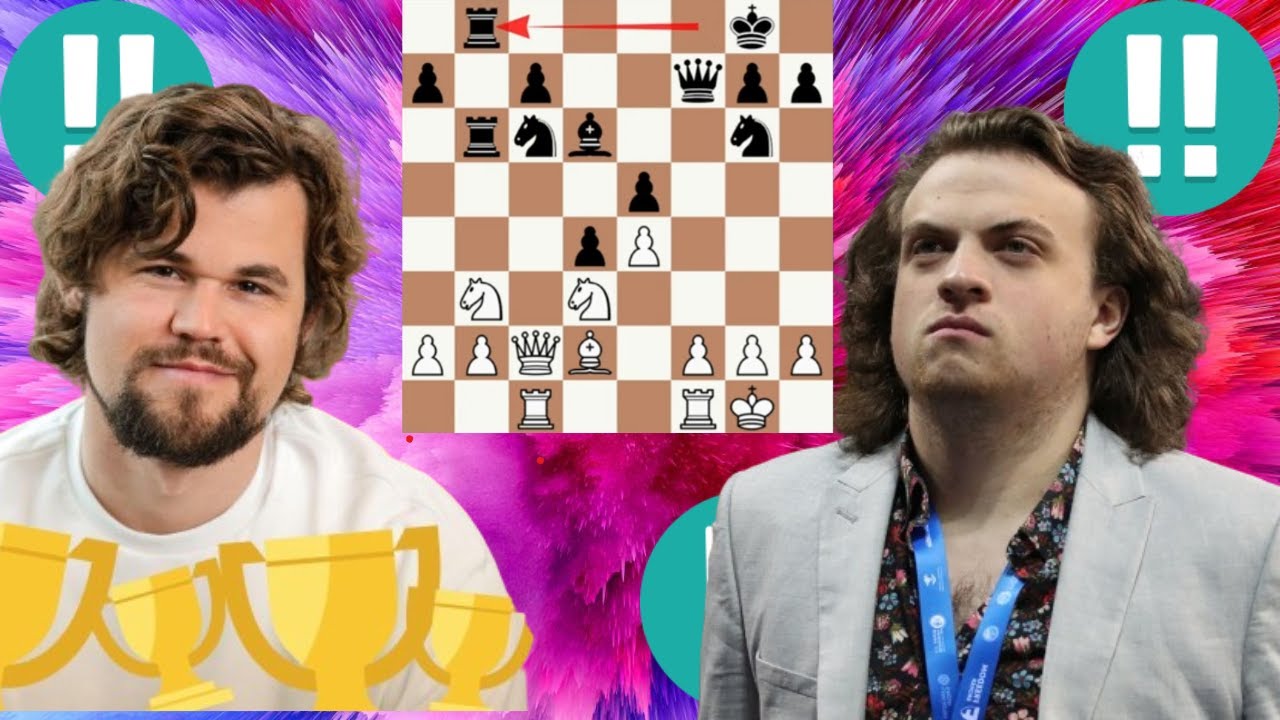 Interesting chess strategy Hans Niemann vs Magnus Carlsen - YouTube