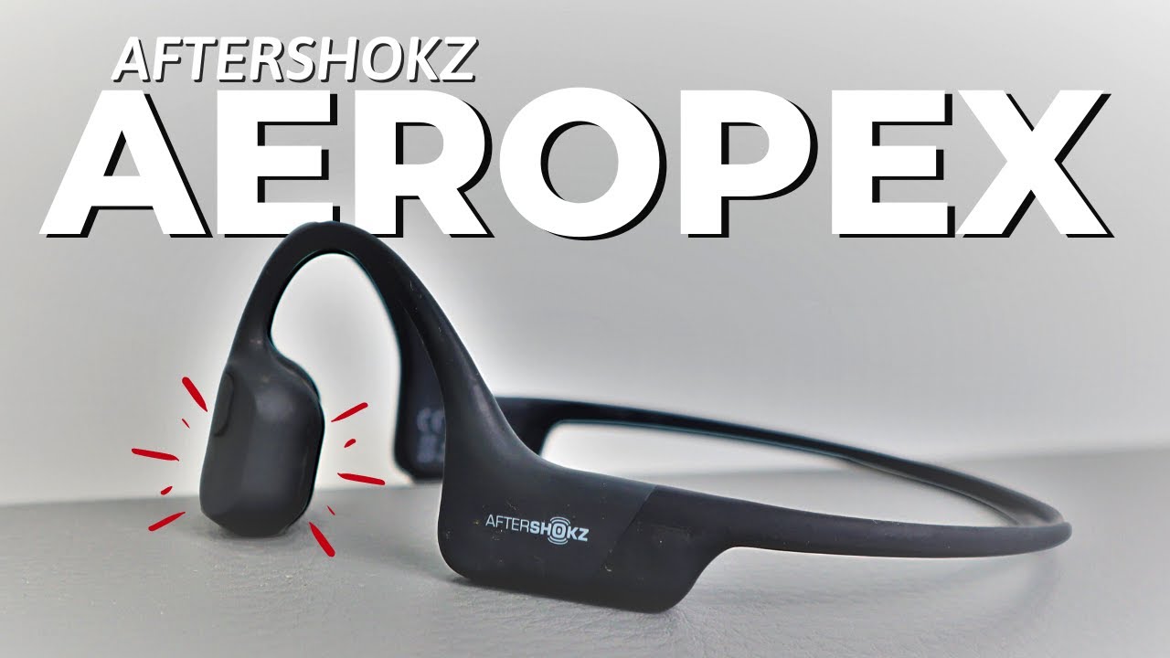 オーディオ機器 イヤフォン Aftershokz Aeropex Bone Conduction Headphones Surprised Me! - YouTube
