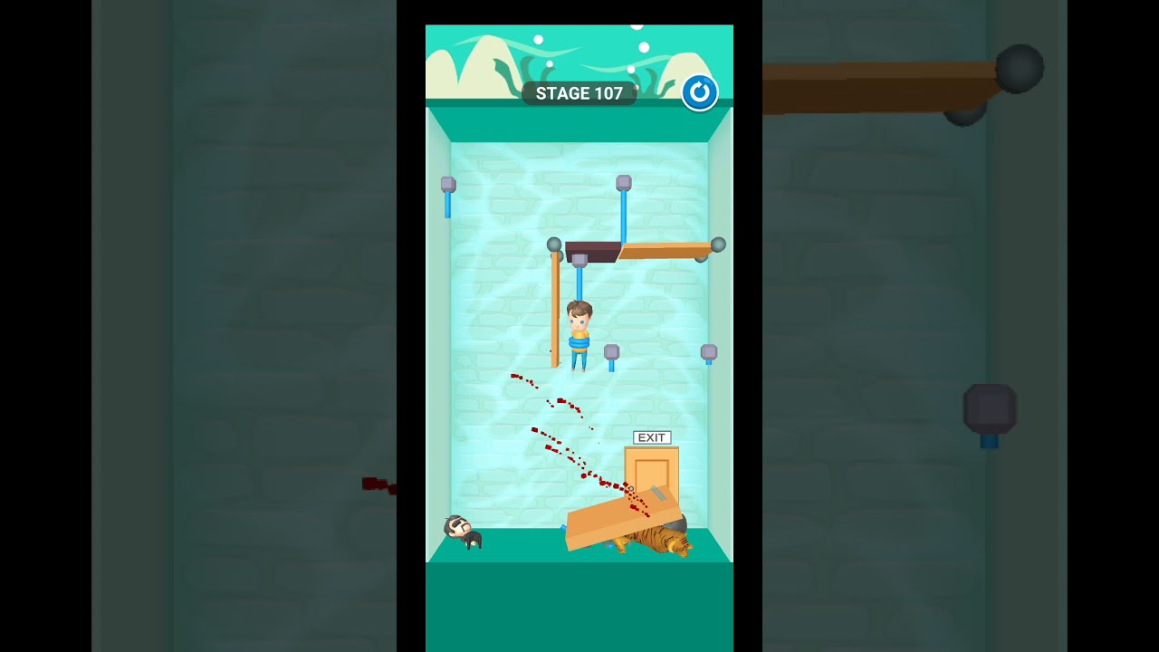 Rescue Cut Level 107 Walkthrough