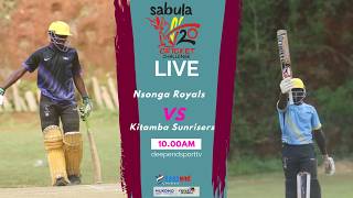 LIVE CRICKET|SABULA T20 CRICKET CHALLEGE  CUP Nsonga Royals  v Kitamba Sunrisers