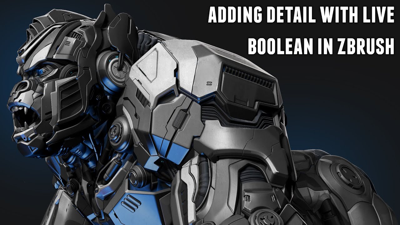 live boolien zbrush