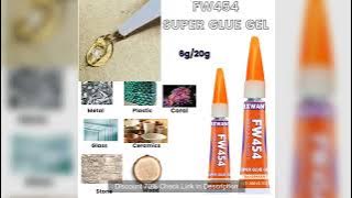 Super Glue Gel - Universal Quick Fix Adhesive for Shoes, Glass, Jewelry, PVC, DIY Crafts - Fast Dryi