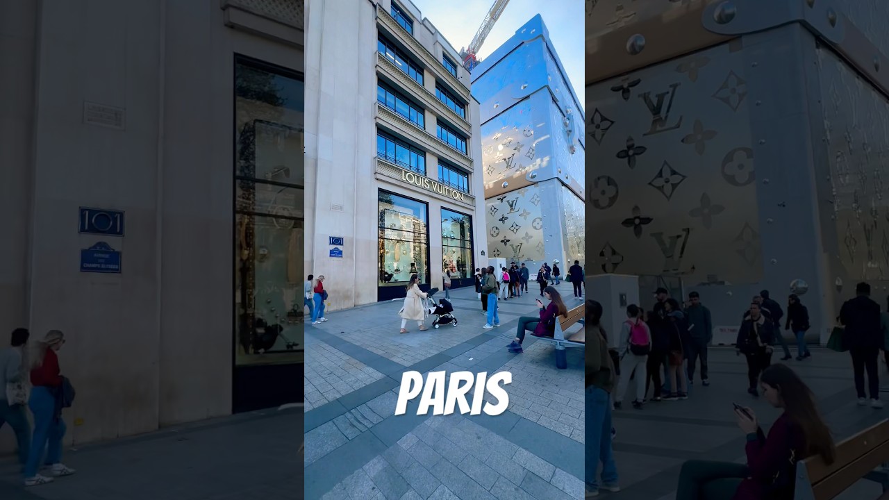 Louis Vuitton Paris Walk 🇫🇷✨ | Champs-Élysées 4K 