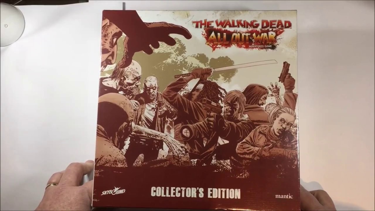 The Walking Dead All Out War Collectors Edition Unboxing