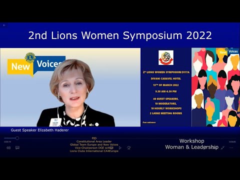 H PID Elisabeth Harderer στο 2ο Συμπόσιο των New Voices