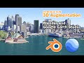 Blender & Google Earth Studio - 3D Augmentation 🌎 + 🔥