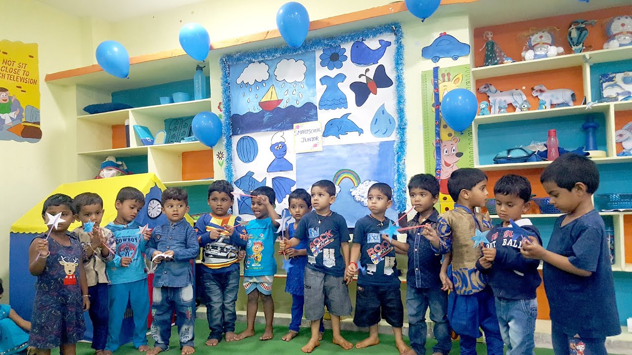 Blue Colour Day Celebration 2018 Blue Day In Preschool Blue Day In Blue Colour Day Celebration 2018 Blue Day In Preschool Blue Day In