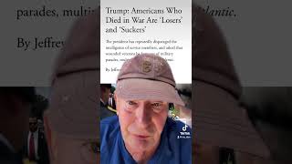 Trump called veterans suckers and losers John Kelly confirmed it CULT will not believe it