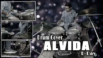 Alvida - D Day (Rock Version) | Drum Cover by Neel Shah | 16th Note Shuffle Beats & Bonham Triplets