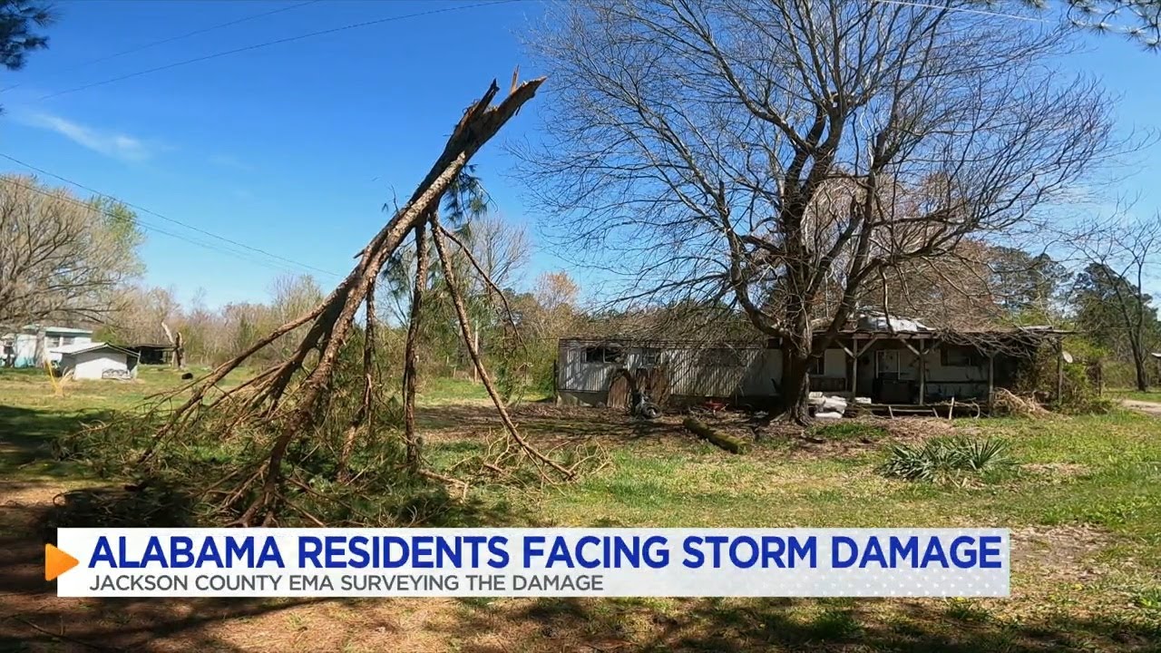 Jackson County, AL residents still dealing with storm damage YouTube