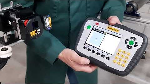 Easy-Laser E970 Roll Alignment Demonstration