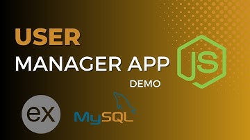 User management system demo using nodejs expressjs and mysql | node js project