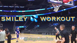 [HD] Alen “Smiley” Smailagic 💦 workout at Warriors pregame before Minnesota Timberwolves at Chase